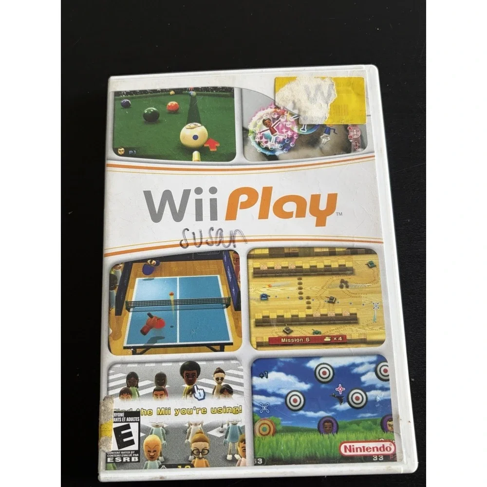 Nintendo Wii Play‎ Nintendo Wii 2006 E Multiplayer Video Game CIB